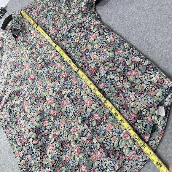 Vintage Tango by Max Raab Shirt Mens Medium floral Camp USA - Picture 9 of 15